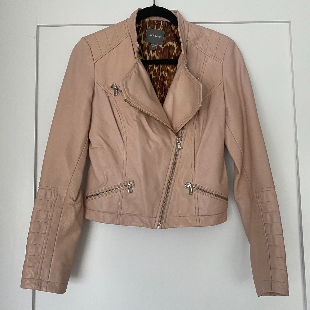 Pink Leather Jacket